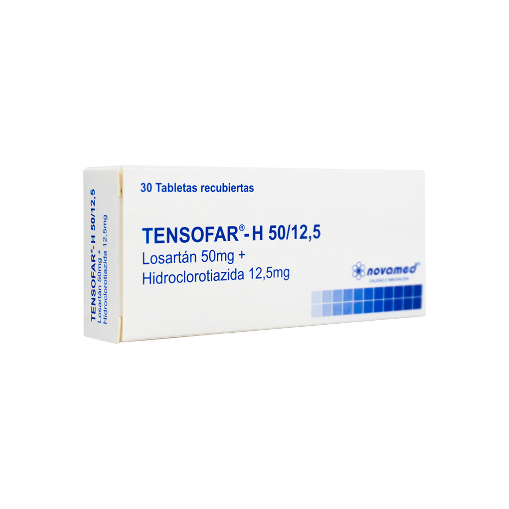 TENSOFAR H TABLETAS 50/12.5 MG CAJA X 30 UNDS