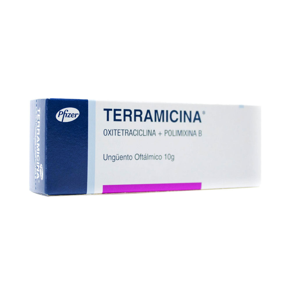 TERRAMICINA UNGÜENTO OFTÁLMICO CAJA 10 G
