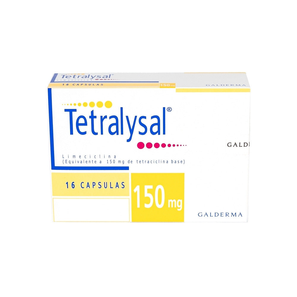 TETRALYSAL CAPSULAS 150 MG CAJA X 16 UNDS