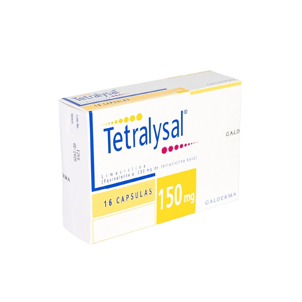 TETRALYSAL CAPSULAS 150 MG CAJA X 16 UNDS