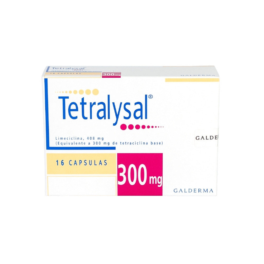 TETRALYSAL CAPSULAS 300 MG CAJA X 16 UNDS