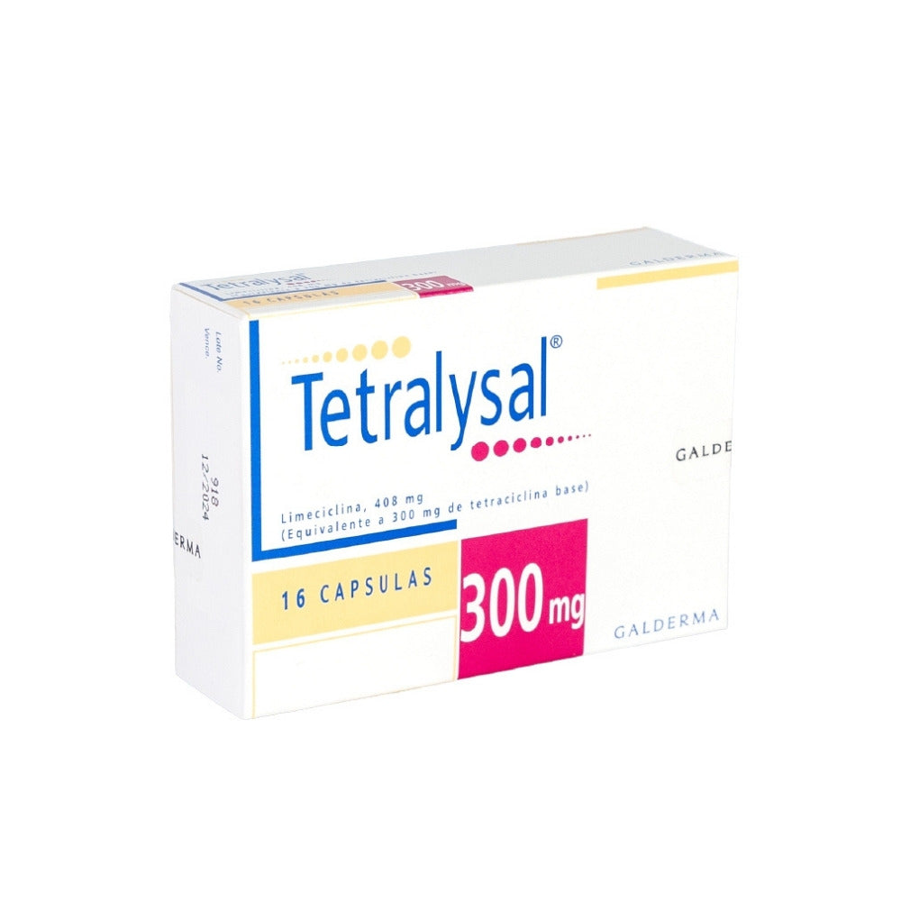 TETRALYSAL CAPSULAS 300 MG CAJA X 16 UNDS