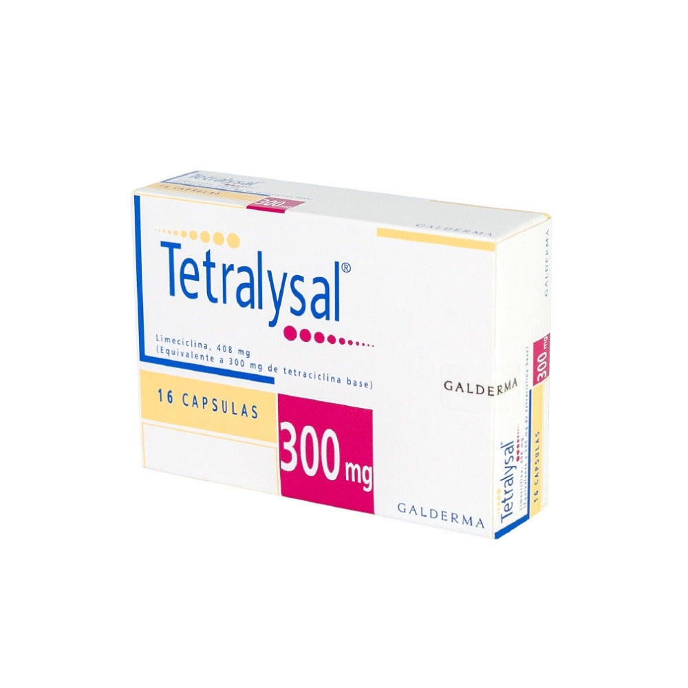 TETRALYSAL CAPSULAS 300 MG CAJA X 16 UNDS