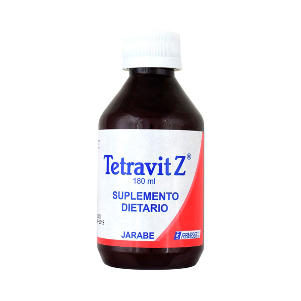 TETRAVIT-Z JARABE FRASCO 180 ML