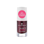TINTA DE LABIOS Y MEJILLAS ESSENCE WHAT A TINT TONO 01 FRASCO 4.9 ML