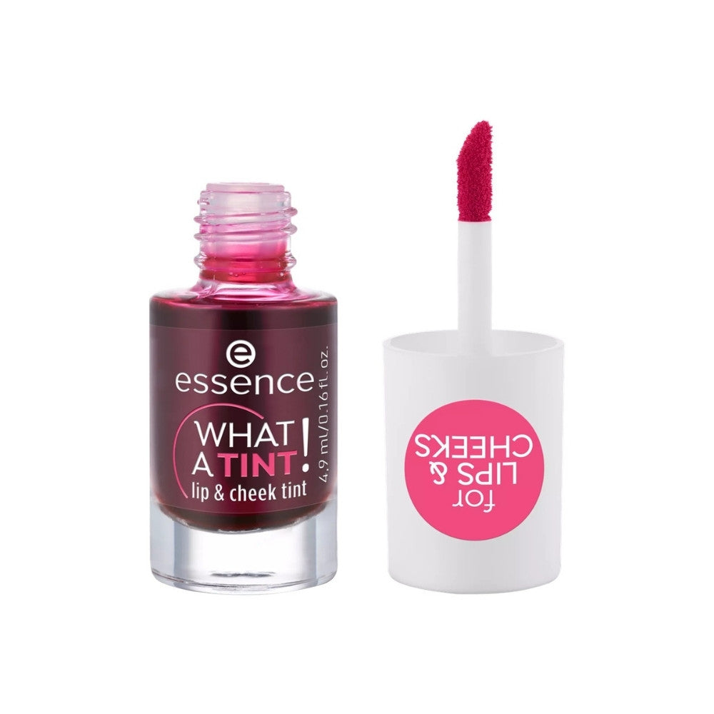TINTA DE LABIOS Y MEJILLAS ESSENCE WHAT A TINT TONO 01 FRASCO 4.9 ML