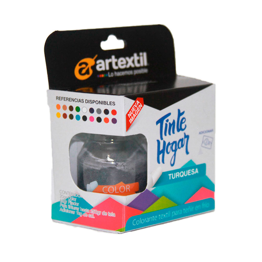 TINTE HOGAR FRIO TURQUESA CAJA X 1 UND