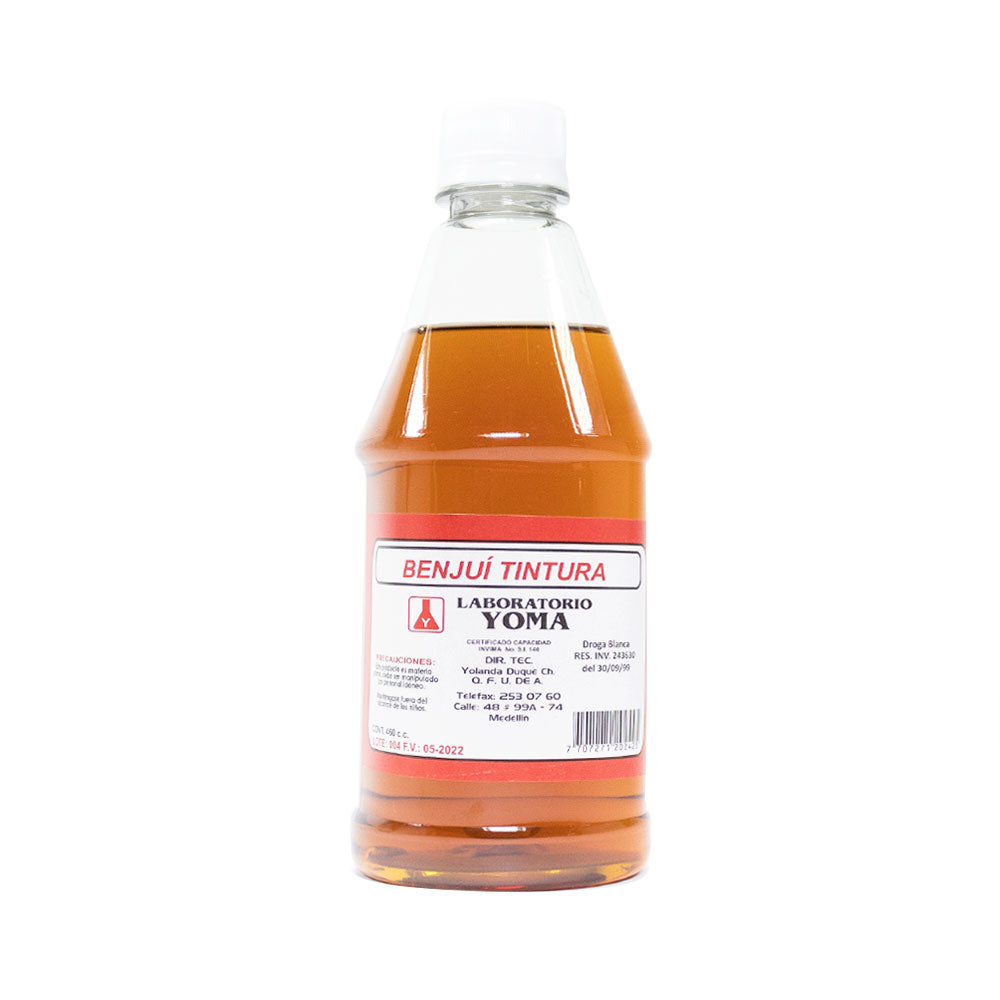 TINTURA BENJUI LIQUIDO YOMA FRASCO 500 G