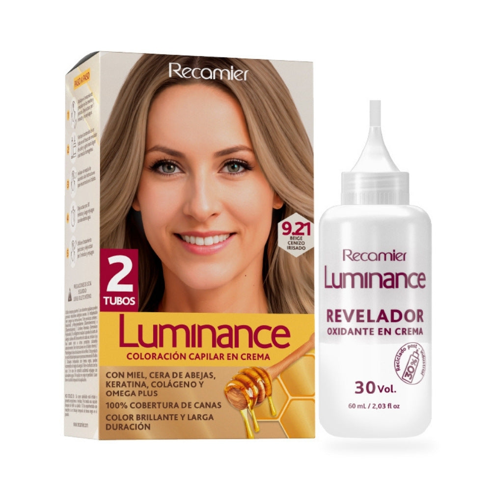 TINTURA LUMINANCE KIT 9.21+OXIGENTA CAJA X 2 UNDS
