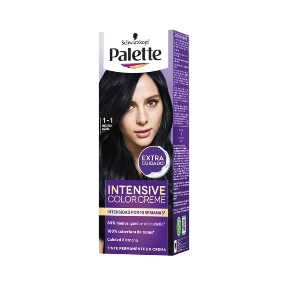 TINTURA PALETTE 1-1 NEGRO AZUL CAJA 50 ML