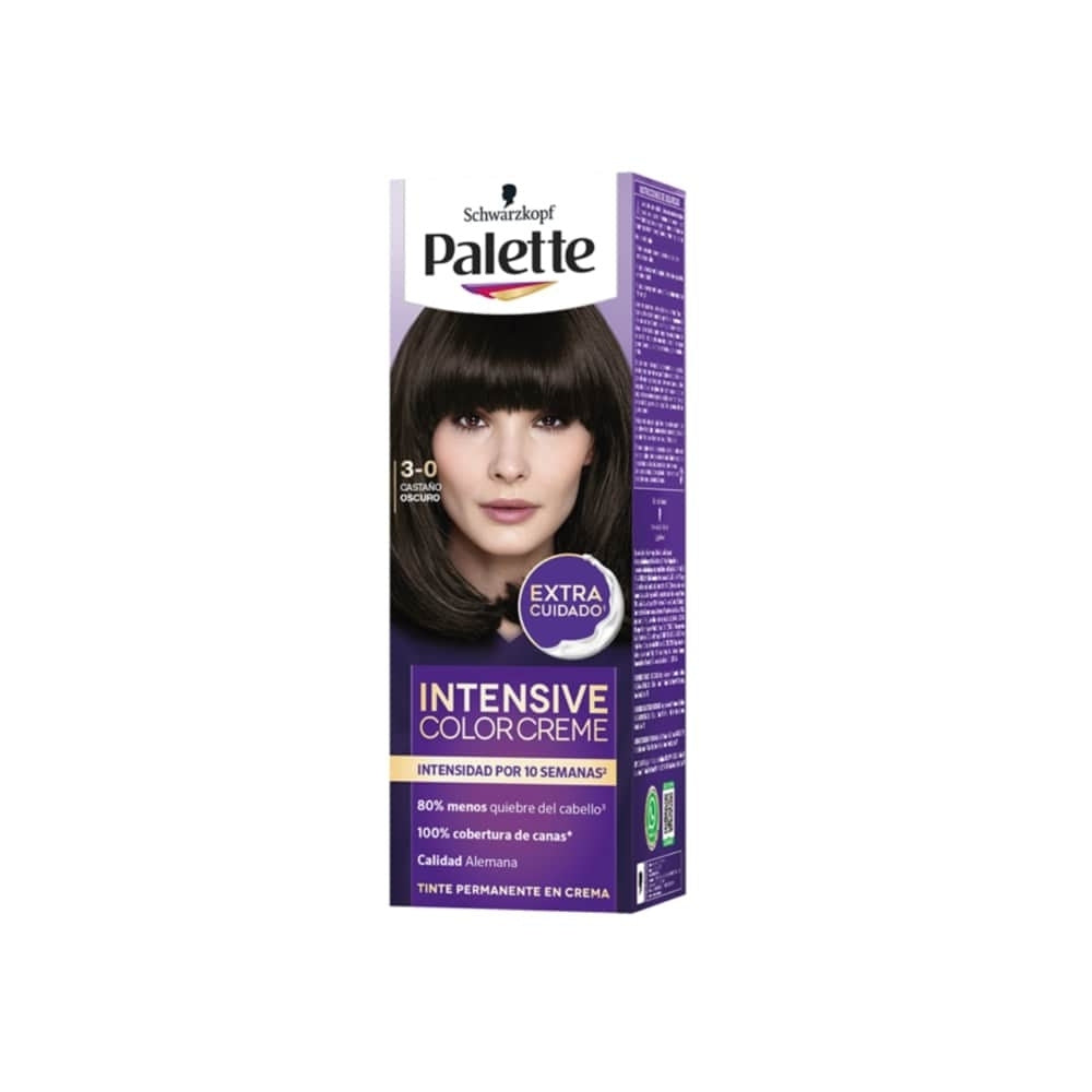 TINTURA PALETTE 3-0 CASTAÑO OSCURO CAJA 50 ML
