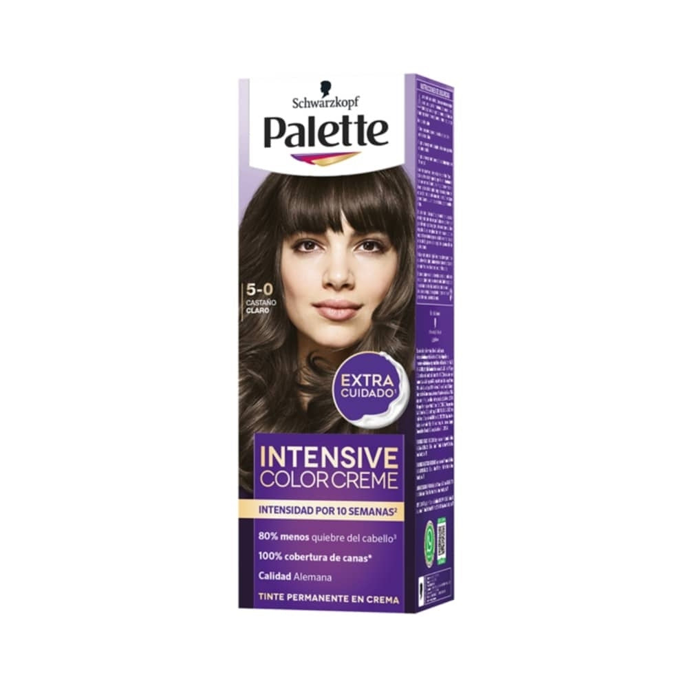 TINTURA PALETTE 5-0 CASTAÑO CLARO CAJA 50 ML