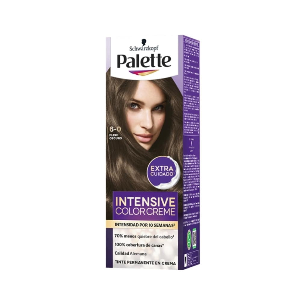 TINTURA PALETTE 6-0 RUBIO OSCURO CAJA 50 ML