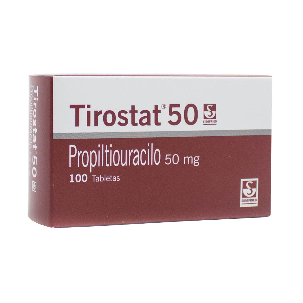 TIROSTAT TABLETAS 50 MG CAJA 100UNDS