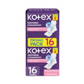 TOALLAS HIGIENICAS KOTEX NOCTURNA P.E BOLSA X 16 UNDS