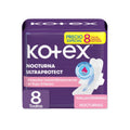 TOALLAS KOTEX TELA NOCTURNA PRECIO ESP BOLSA X 8 UNDS