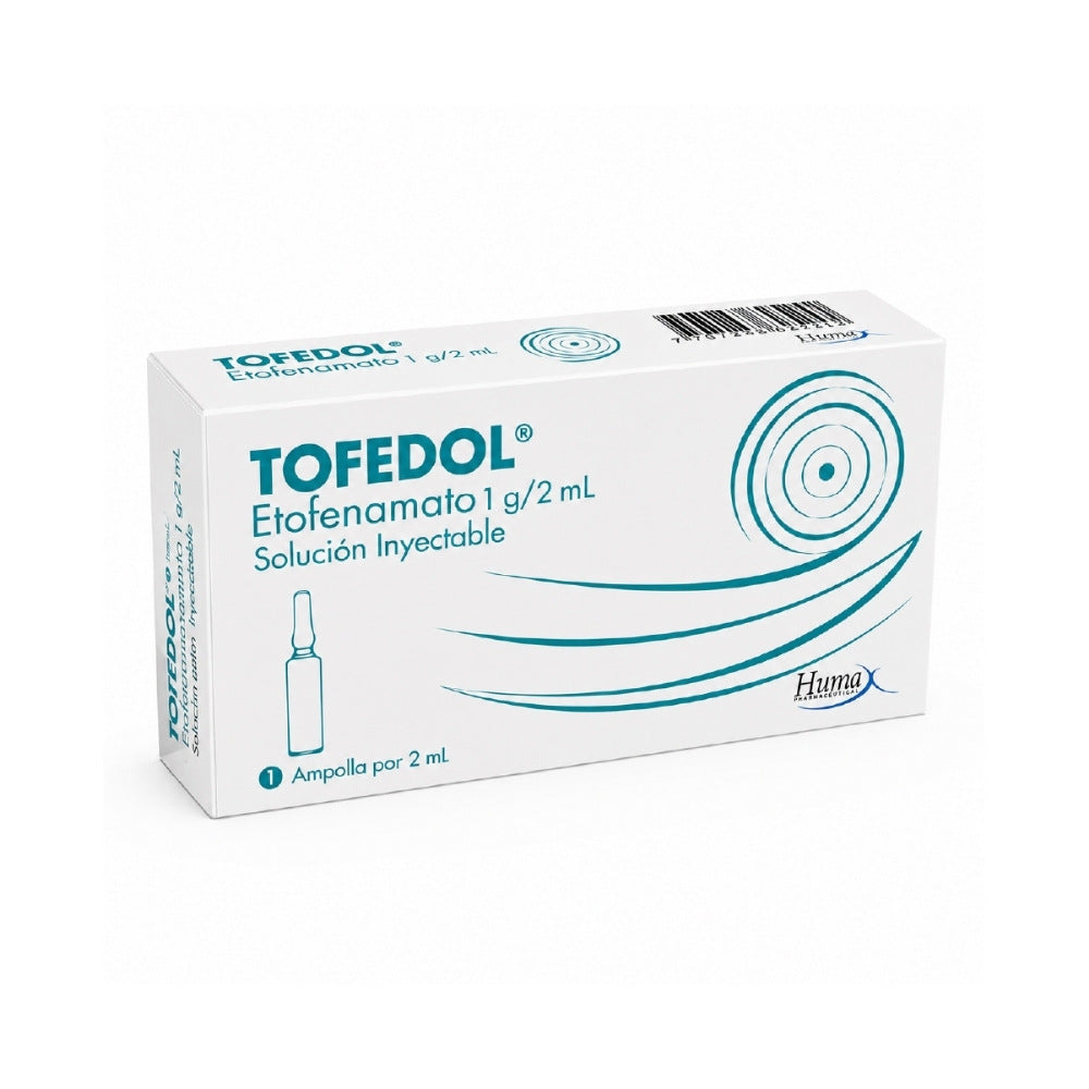 TOFEDOL AMPOLLAS 1 G CAJA 2 ML