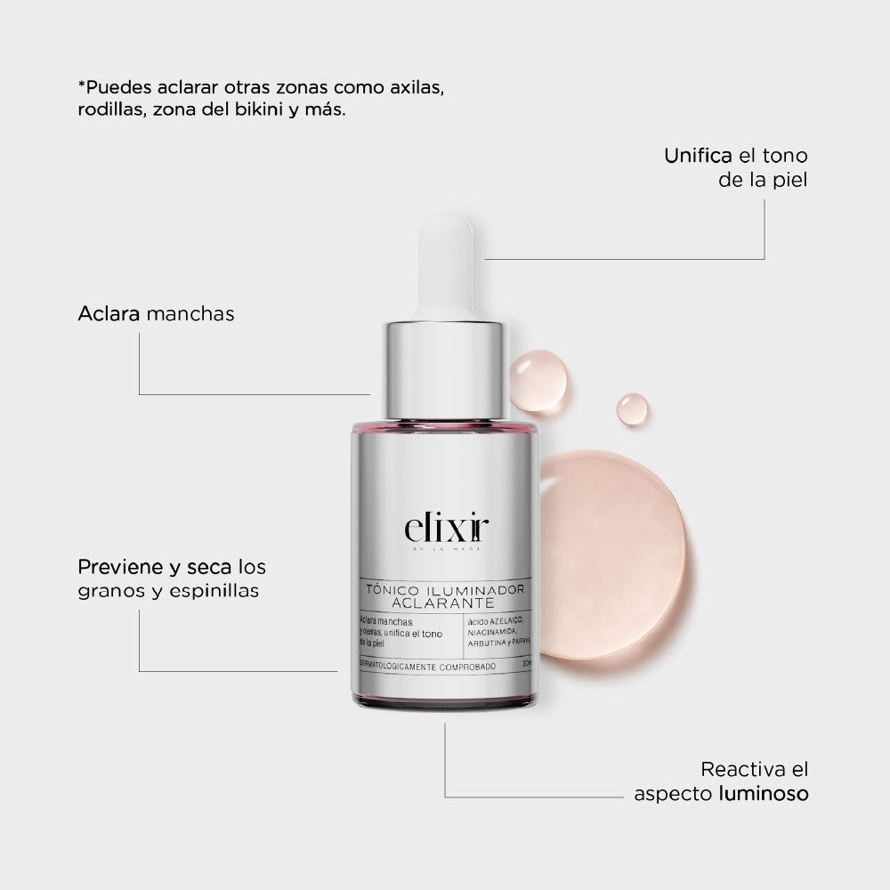 TONICO ELIXIR ILUMINADOR ACLARANTE FRASCO 30 ML