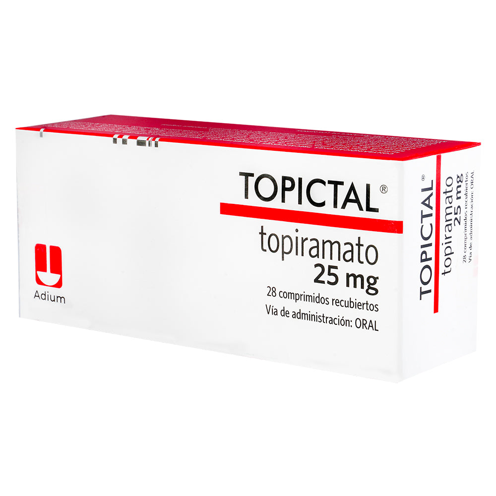 TOPICTAL (RG) COMPRIMIDOS 25 MG CAJA X 28 UNDS