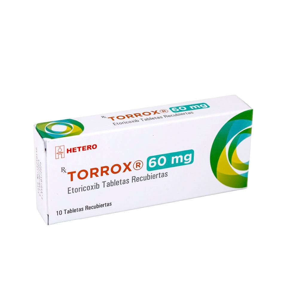TORROX (ETORICOXIB) TABLETAS 60 MG CAJA X 10 UNDS
