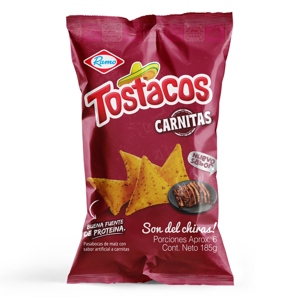 TOSTACOS CARNITAS RAMO BOLSA 185 G