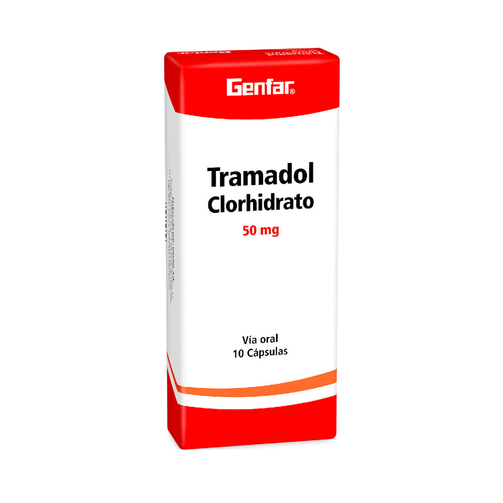 TRAMADOL GENFAR CAPSULAS 50 MG CAJA X 10 UNDS