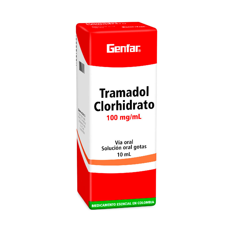 TRAMADOL GENFAR GOTAS 100 MG CAJA 10 ML