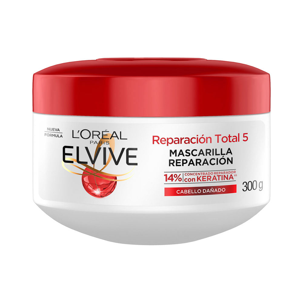 TRATAMIENTO CAPILAR ELVIVE REPACIÓN TOTAL 5 POTE 300 G