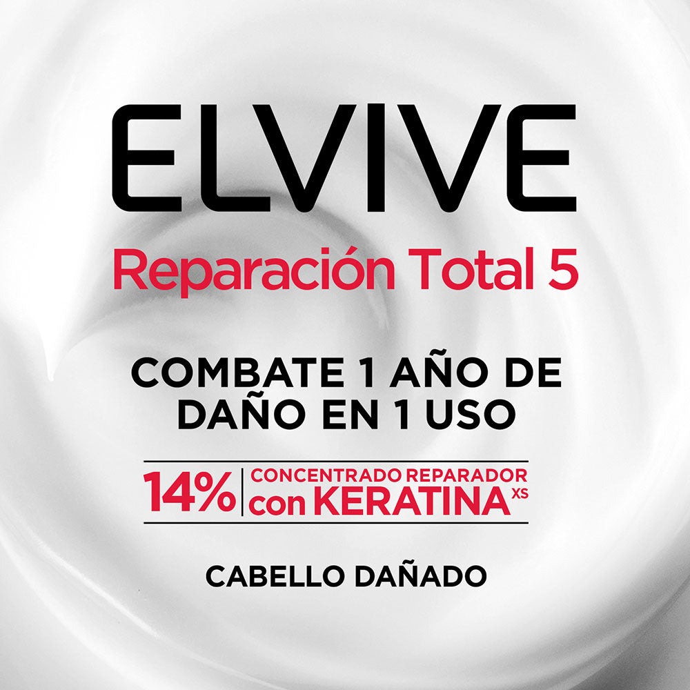 TRATAMIENTO CAPILAR ELVIVE REPACIÓN TOTAL 5 POTE 300 G