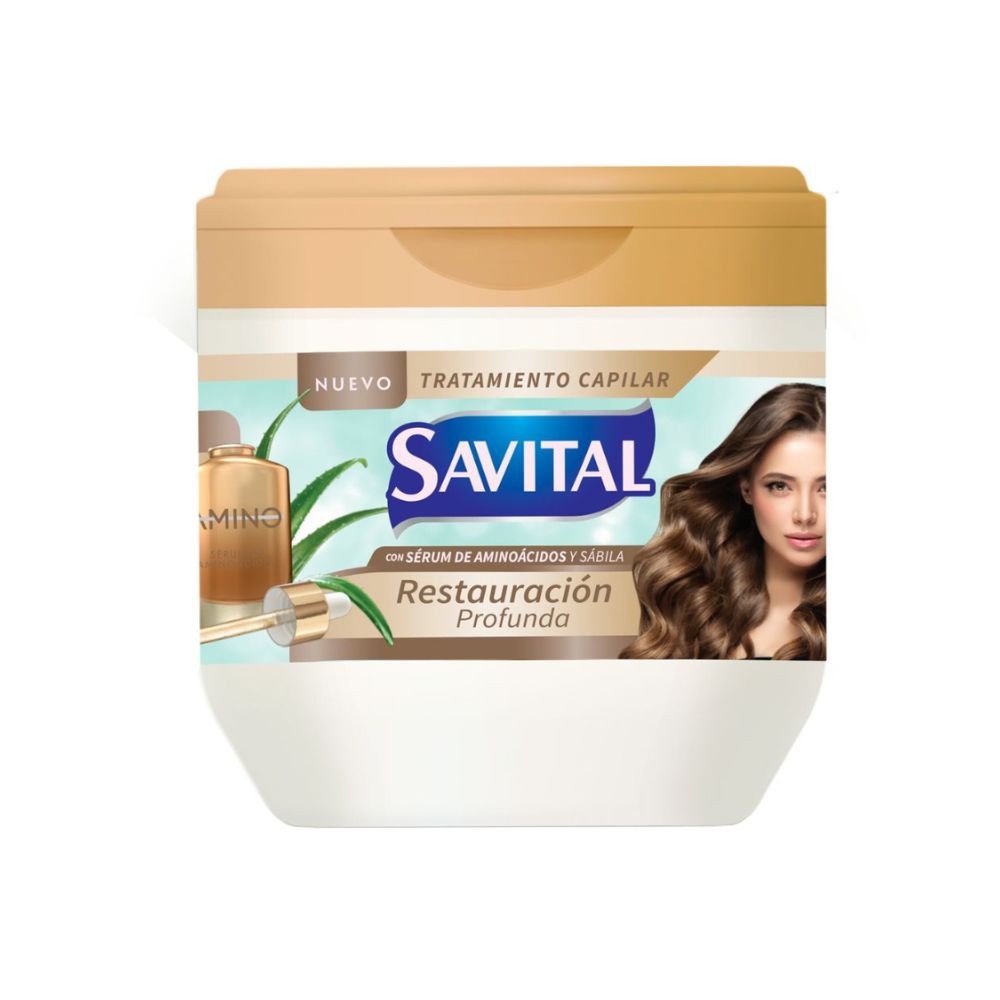 TRATAMIENTO CAPILAR SAVITAL AMINOACIDOS POTE 425ML