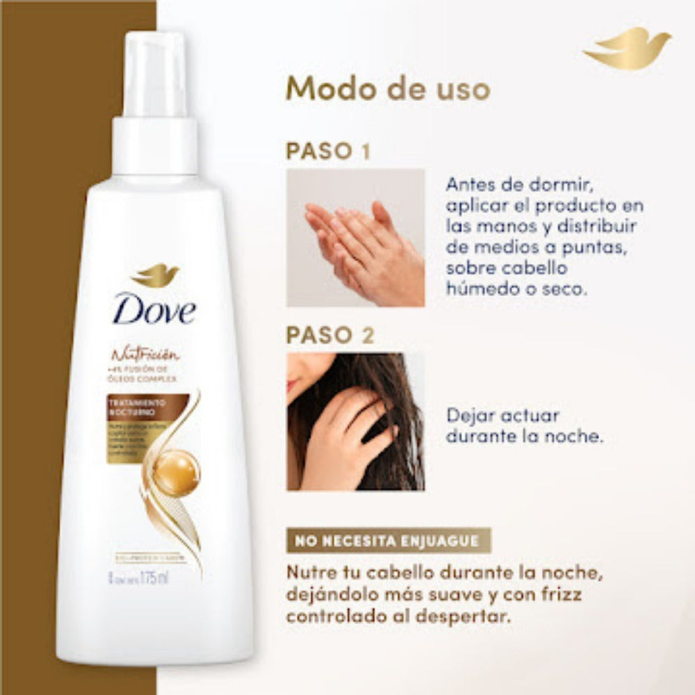 TRATAMIENTO DOVE NUTRICION+++ POTE 175 ML