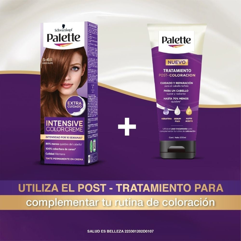 TRATAMIENTO PALETTE POST COLORACIÓN TUBO 200 ML