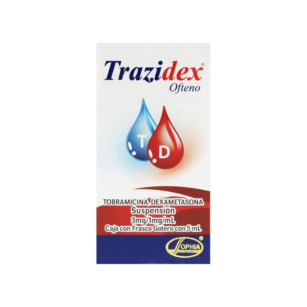 TRAZIDEX OFTENO GOTAS OFTALMICAS CAJA 5 ML