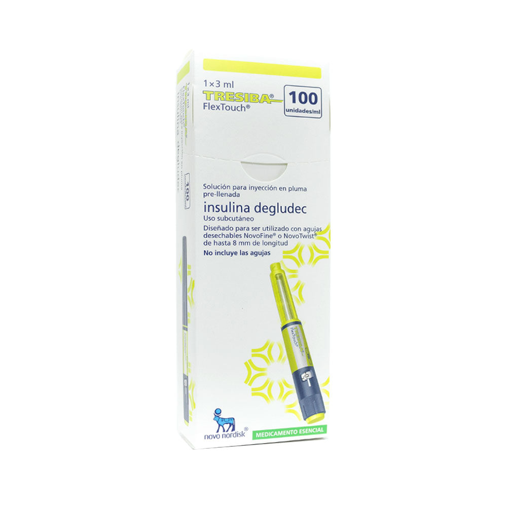 TRESIBA (CF) (RG) PLUMA 100 UI CAJA 3 ML X 1