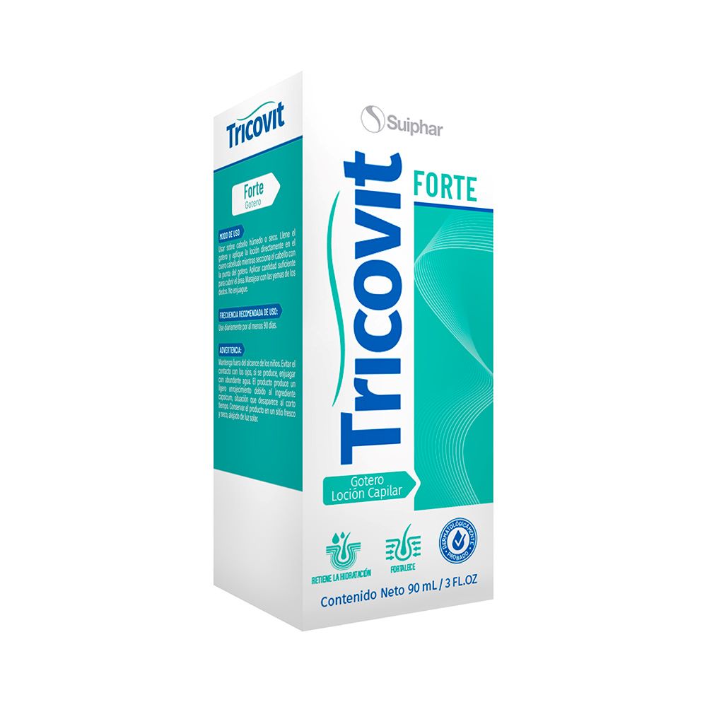 TRICOVIT FORTE LOCION CAPILAR FRASCO GOTERO 90 ML