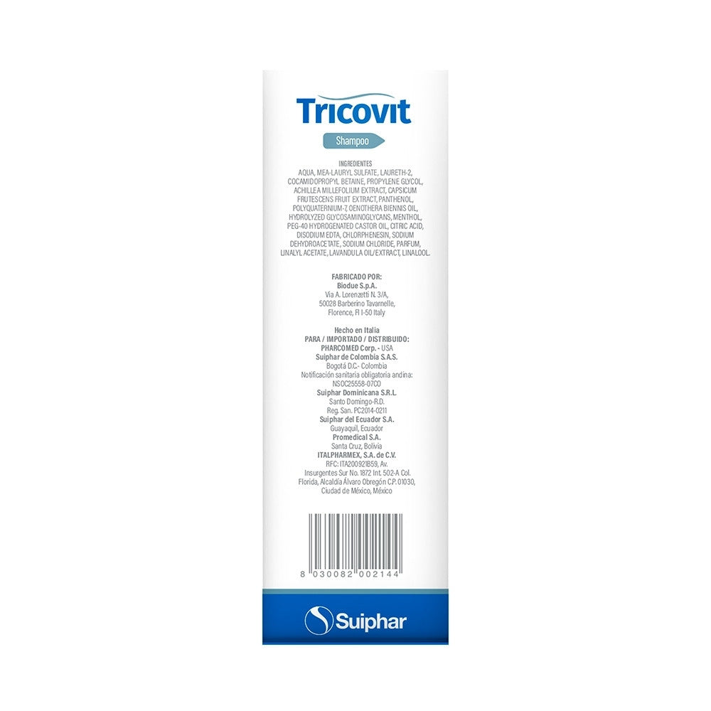 TRICOVIT SHAMPOO CAJA 250 ML