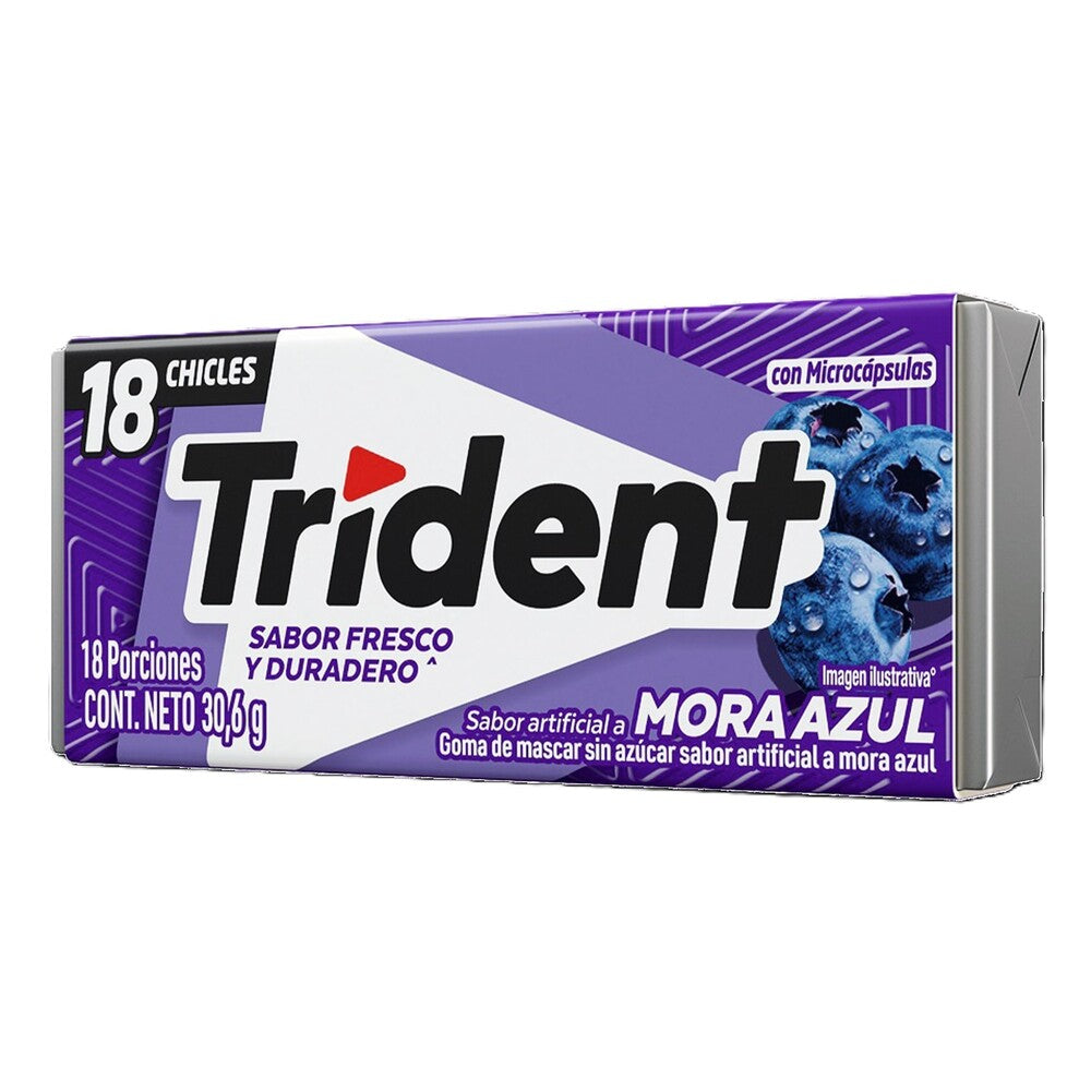 TRIDENT EVUP 30.6G MORA AZUL FRACCION X 1 UND