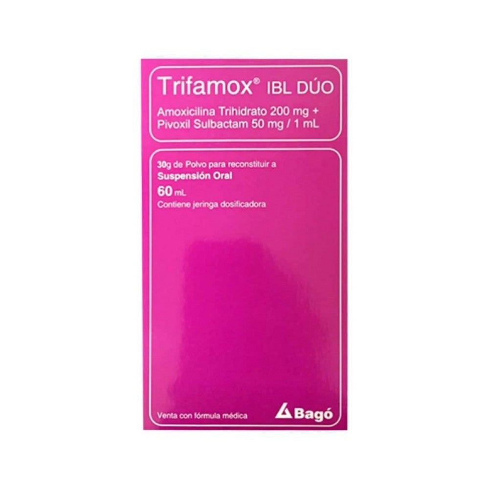 TRIFAMOX IBL DUO SUSPENSION CAJA 60 ML
