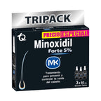 TRIPACK MINOXIDIL MK FORTE LOCION 5/1000 MG FRASCO 60 ML
