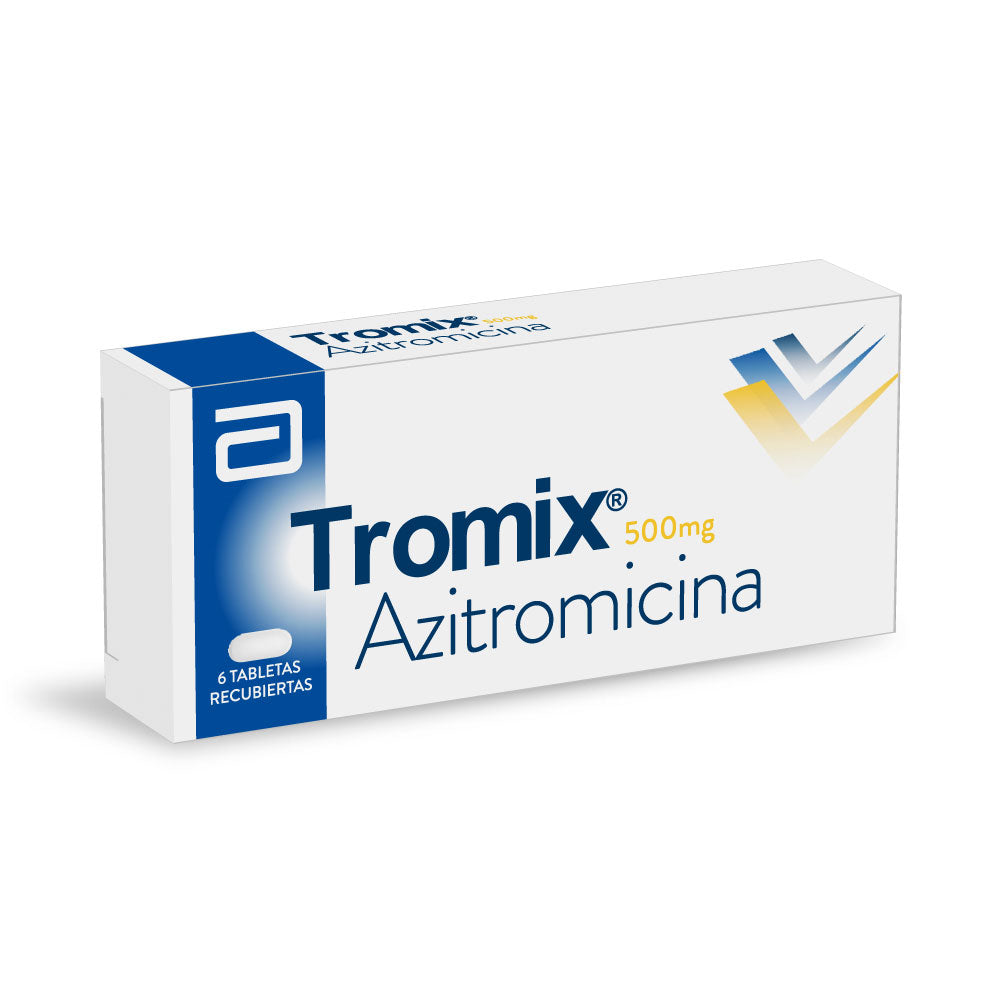 TROMIX TABLETAS RECUBIERTAS 500 MG CAJA X 6 UNDS