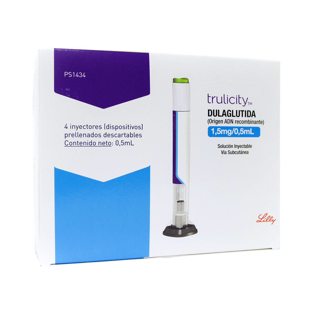 TRULICITY (CF)(RG) JERINGA 1.5 MG CAJA 0.5 ML X 4