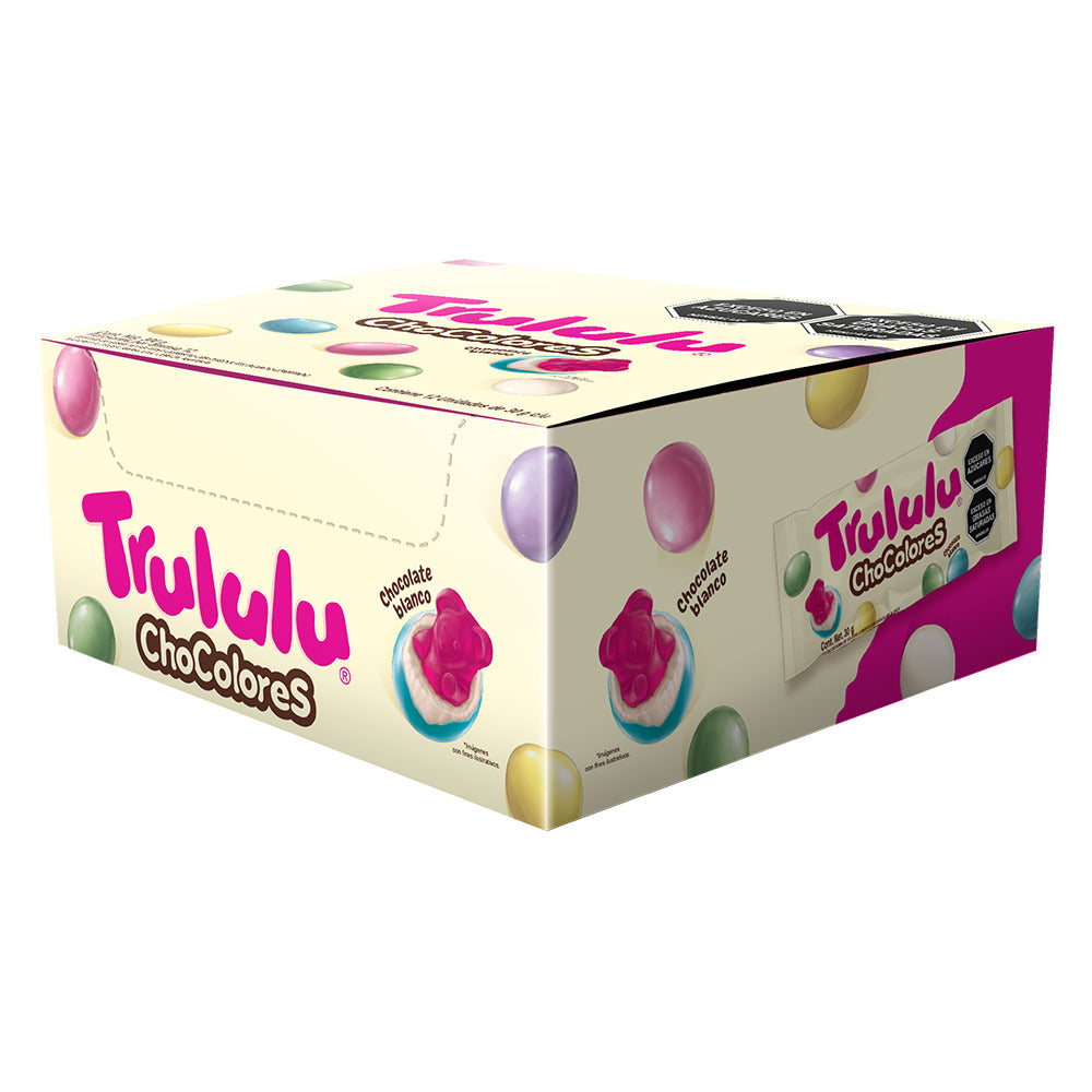 TRULULU CHOCOLORES CHOCOLATE BLANCO BOLSA 30 G