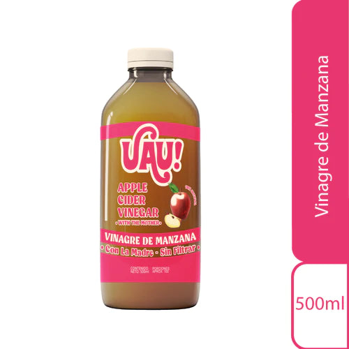 UAU VINAGRE MANZANA FRASCO 500 ML