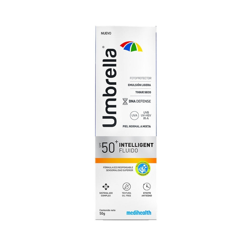 UMBRELLA INTELLIGENT FLUIDO EMULSION SPF 50+ CAJA 50 G