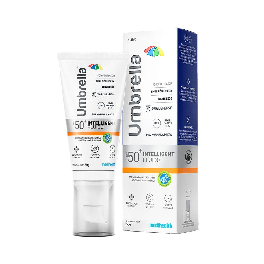 UMBRELLA INTELLIGENT FLUIDO EMULSION SPF 50+ CAJA 50 G
