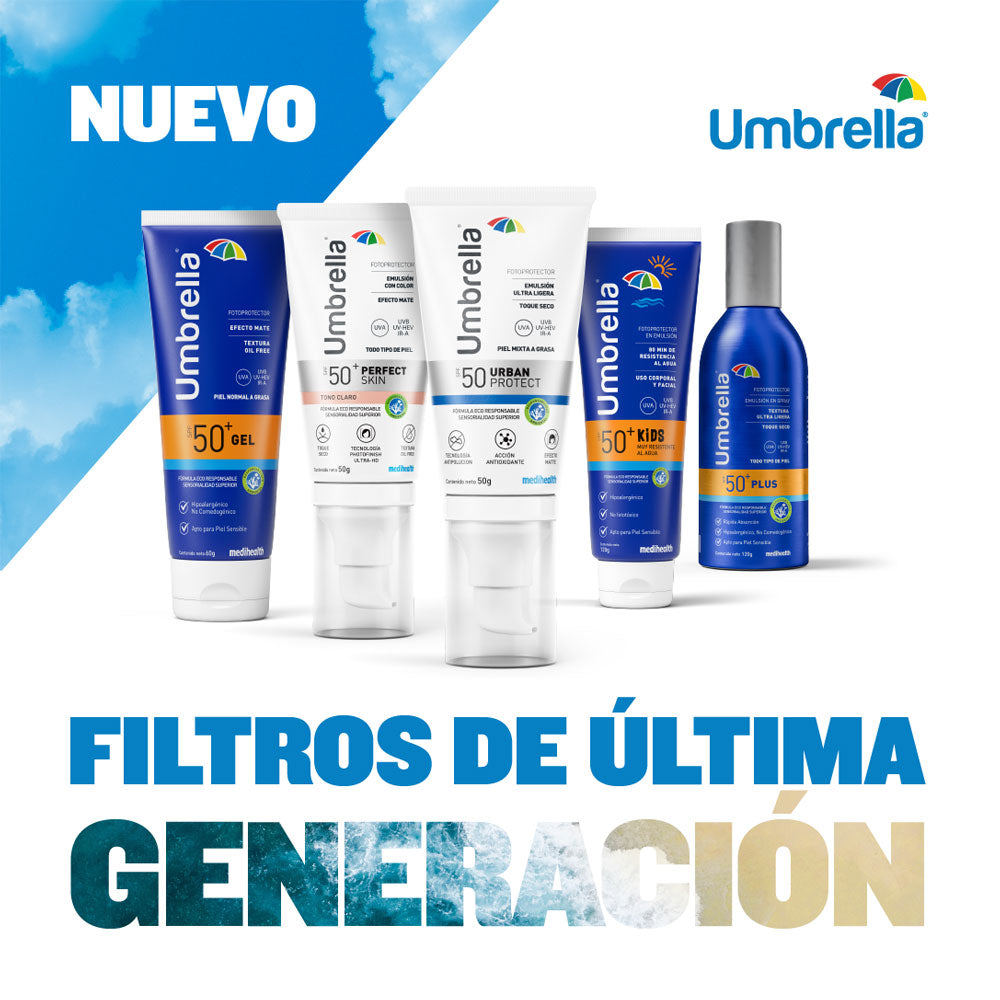 UMBRELLA KIDS WATER PROOF EMULSION SPF 50 CAJA 120 G