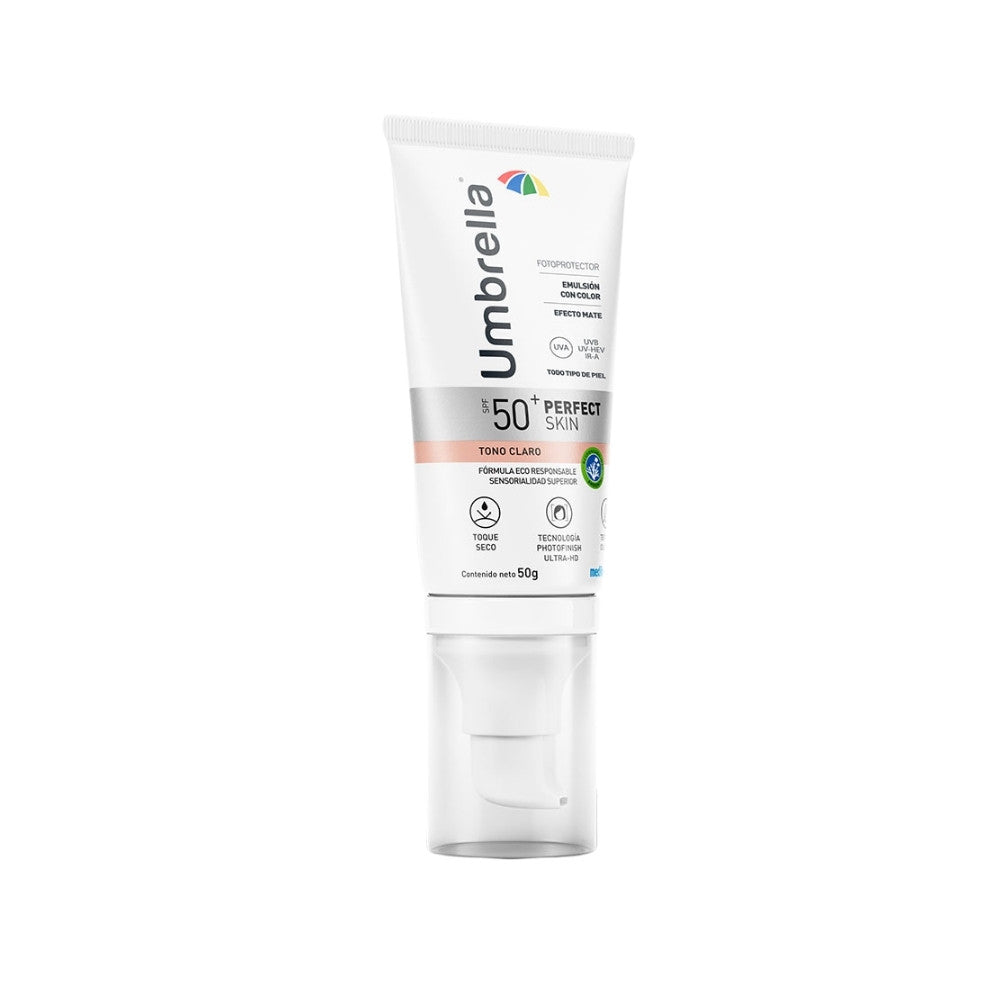 UMBRELLA PERFECT SKIN CLARO EMULSION SPF 50+ CAJA 50 G