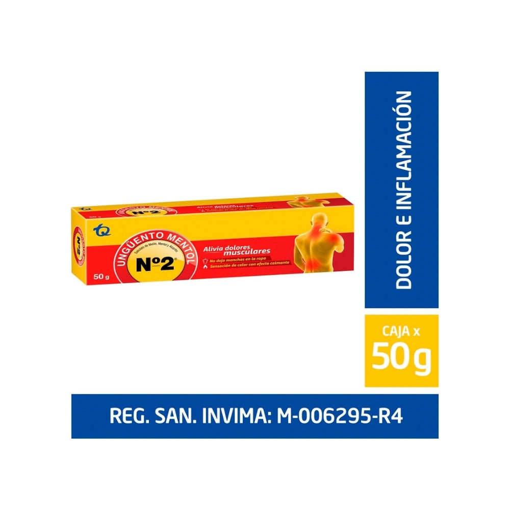 UNGUENTO ALMENTOL N°2 TUBO 50 G