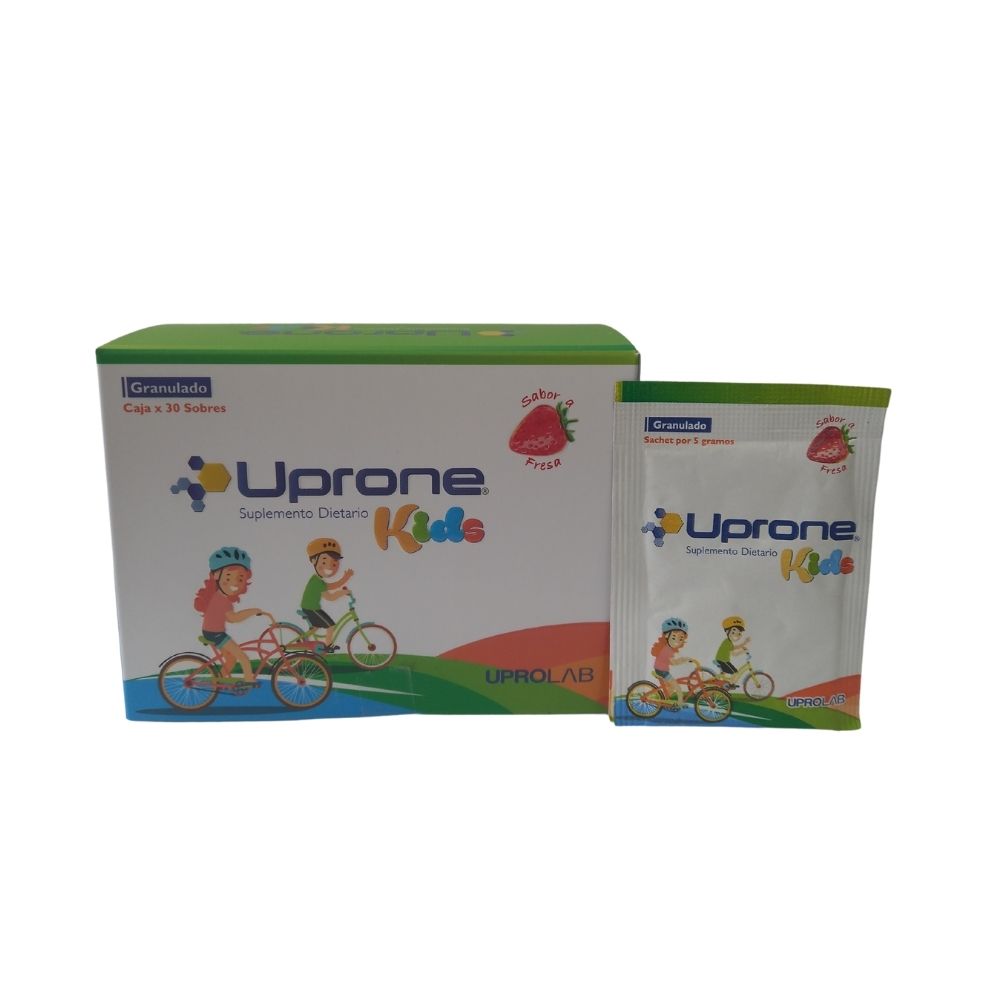 UPRONE KIDS GRANULADO FRESA CAJA X 30 SOBRES
