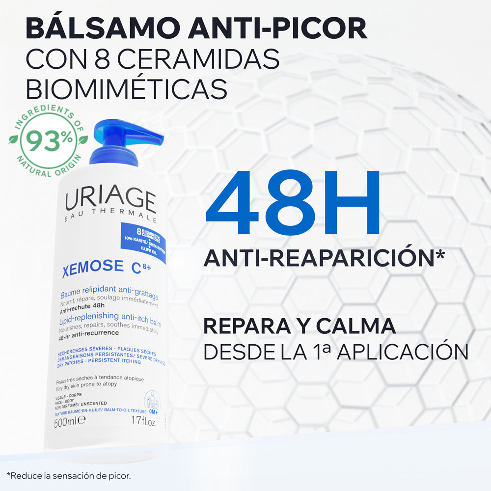 URIAGE XEMOSE C8+ BALSAMO RELIPIDIZANTE ANTI PICOR FRASCO 500 ML